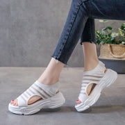 Flying woven stretch sports sandals