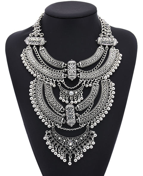 Alloy Diamond Short Necklace Crystal Necklace