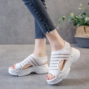 Flying woven stretch sports sandals
