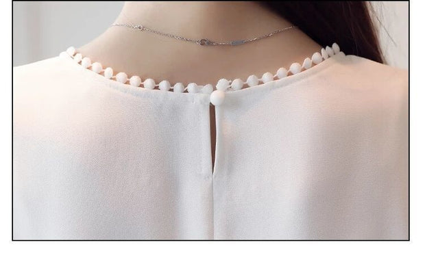 Women's Shirts Chiffon Bottoming Shirts
