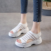 Flying woven stretch sports sandals